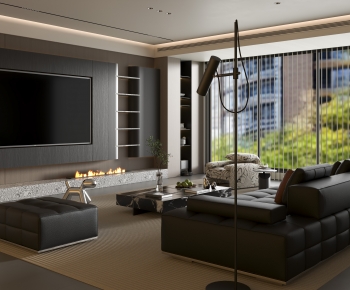 Modern A Living Room-ID:804120067