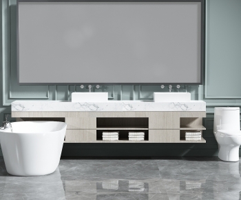 Modern Bathroom Cabinet-ID:237476115