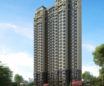 Modern Residential Building-ID:966058973