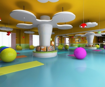 Modern Yoga Room-ID:856769089