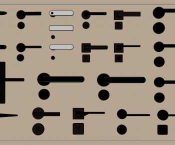 Modern Door Handle-ID:129147053