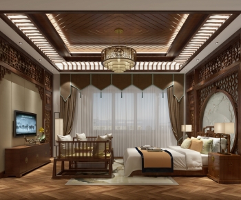 Chinese Style Bedroom-ID:287266023