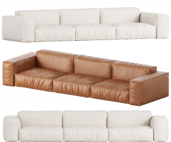 Modern Three-seat Sofa-ID:695848948