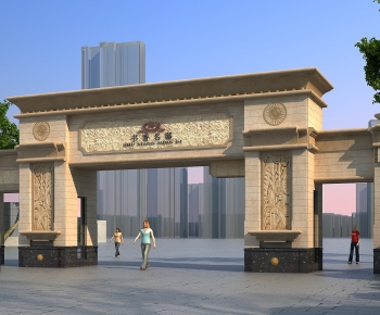 Simple European Style Gate-ID:998586893