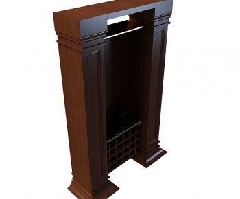 Simple European Style Wine Cabinet-ID:712765931