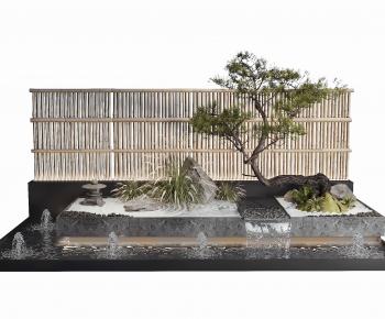 新中式假山水景-ID:129159933