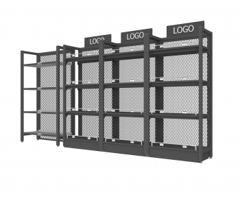 Modern Supermarket Shelf-ID:386004926