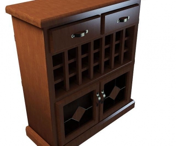 Simple European Style Wine Cabinet-ID:647464041