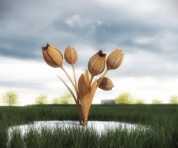 Modern Sculpture Sketch-ID:263123994