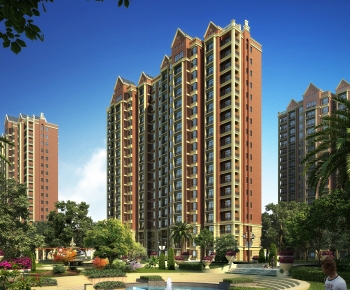 Modern Residential Building-ID:569053896