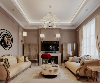 European Style A Living Room-ID:102660773