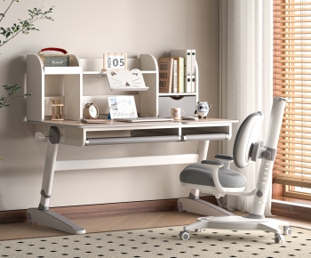 Modern Computer Desk And Chair-ID:406960969