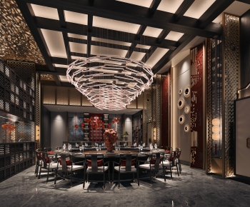 新中式餐厅包厢-ID:470681226