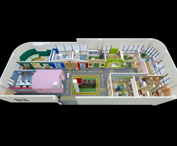 Modern Children's Kindergarten-ID:753842121