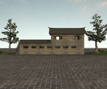 Chinese Style Ancient Architectural Buildings-ID:504100359
