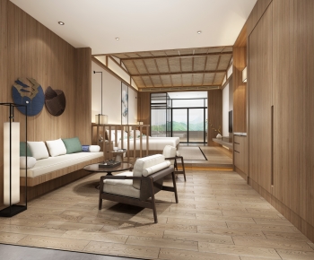 New Chinese Style Bedroom-ID:649101971