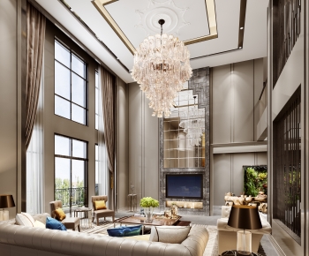 Modern A Living Room-ID:556627048