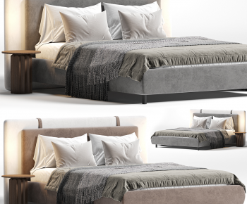 Modern Double Bed-ID:659293898