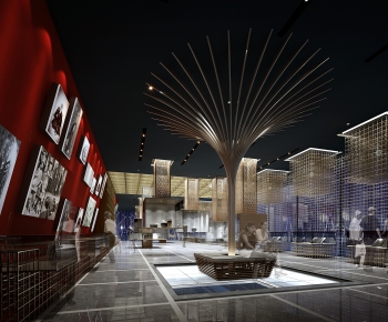 Modern Exhibition Hall-ID:995306978