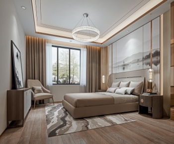 New Chinese Style Bedroom-ID:914304025