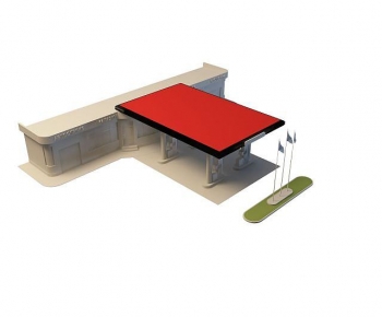 Modern Building Appearance-ID:498243092