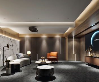 Modern A Living Room-ID:959189897