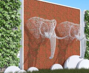 Modern Landscape Wall-ID:756498107