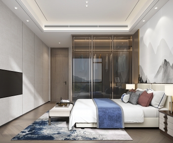 New Chinese Style Bedroom-ID:278671986