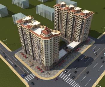 European Style Architectural Bird's-eye View Planning-ID:198626049