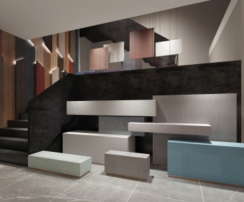 Modern Exhibition Hall-ID:459219933