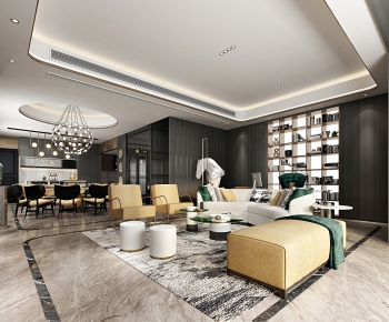 Post Modern Style A Living Room-ID:828264954