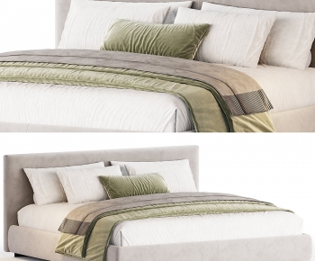 Modern Double Bed-ID:444354061