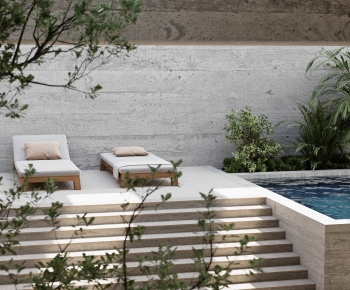 Modern Swimming Pool-ID:384321936