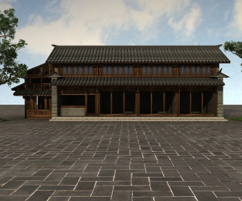 Chinese Style Ancient Architectural Buildings-ID:779376037