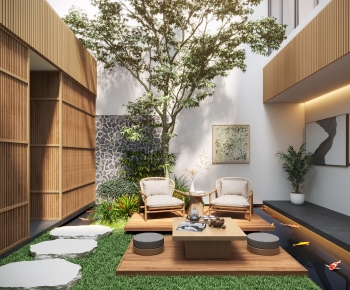 Modern Courtyard/landscape-ID:722206122