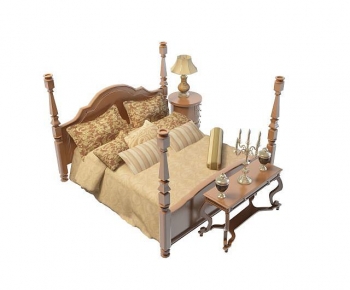 European Style Double Bed-ID:311732058