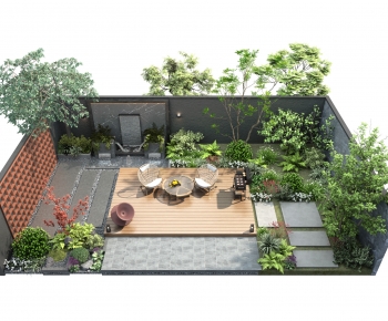 Modern Courtyard/landscape-ID:755765917
