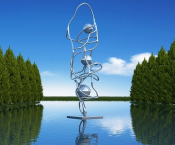 Modern Sculpture Sketch-ID:818613052