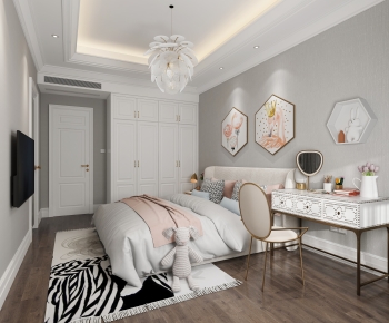 Nordic Style Girl's Room Daughter's Room-ID:665513043