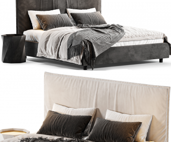 Modern Double Bed-ID:324152955