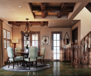 American Style Dining Room-ID:842684987