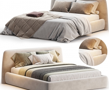 Modern Double Bed-ID:506050111