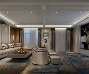 New Chinese Style Audiovisual Room-ID:583872087
