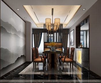 New Chinese Style Dining Room-ID:146972895