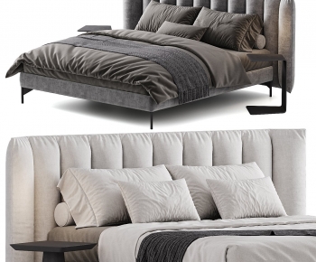 Modern Double Bed-ID:732954031