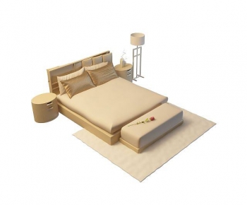 Modern Double Bed-ID:623526107