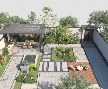 Modern Courtyard/landscape-ID:218410976