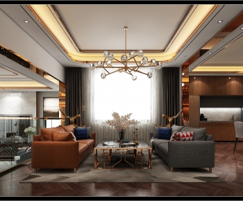 Modern A Living Room-ID:818835025