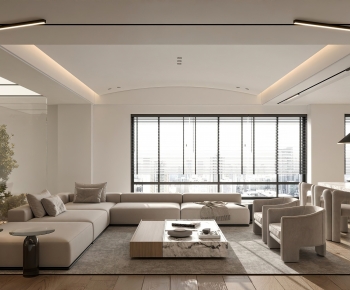 Modern A Living Room-ID:833690889