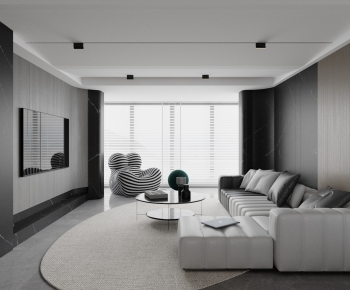 Modern A Living Room-ID:997679955